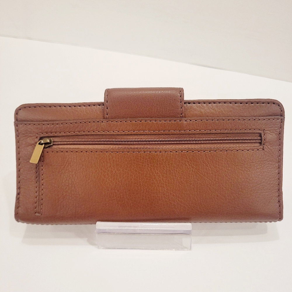 Fossil Madison Clutch Medium Brown - Picture 2 of 3